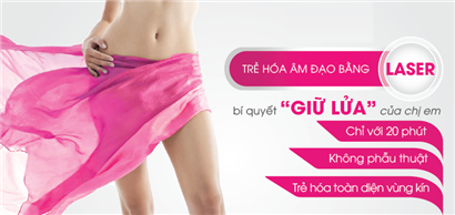 Thu nhỏ phun hồng vùng kín